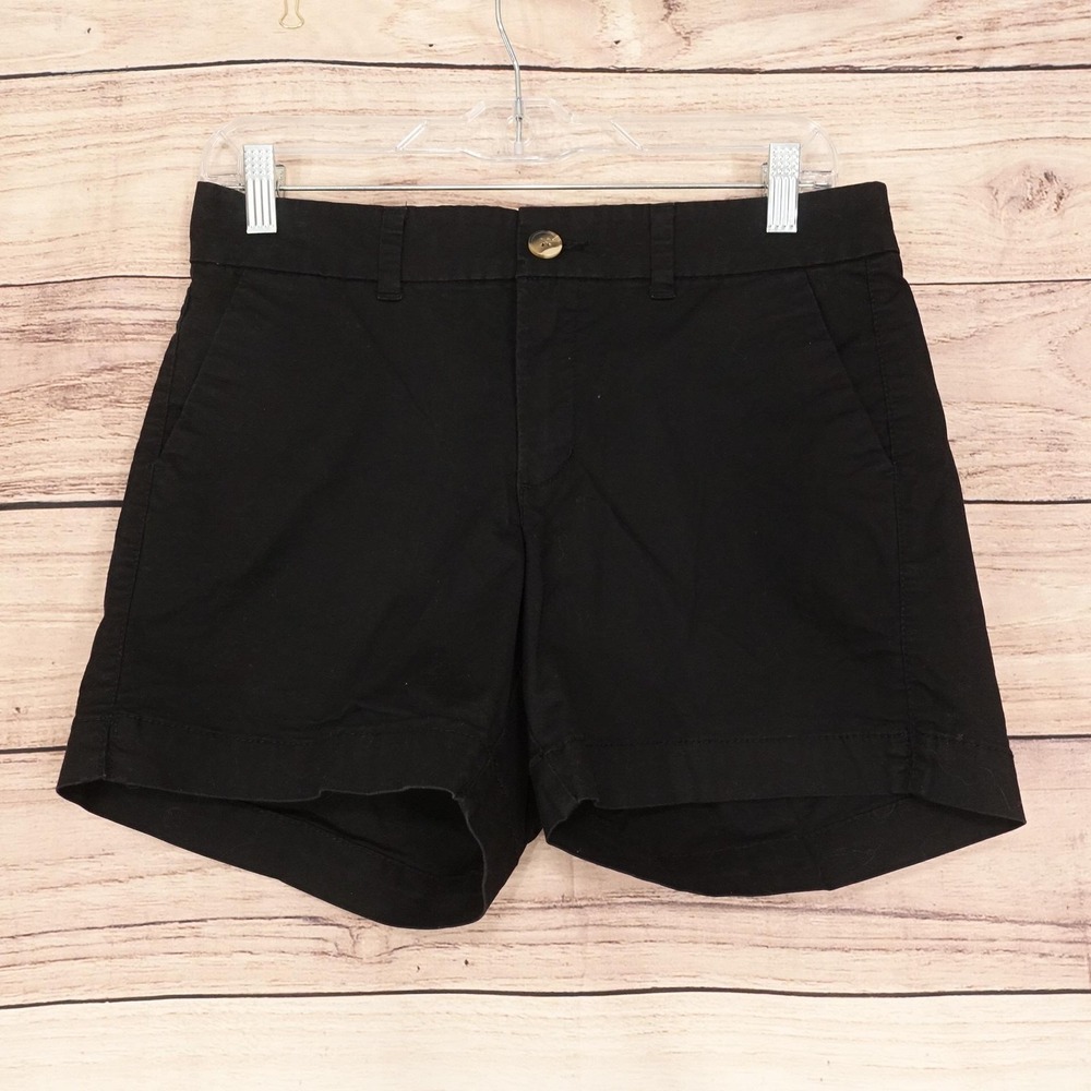 Old Navy Everyday Chino Shorts Womens Size 4 Black 30 Waist 5 Inseam Stretch